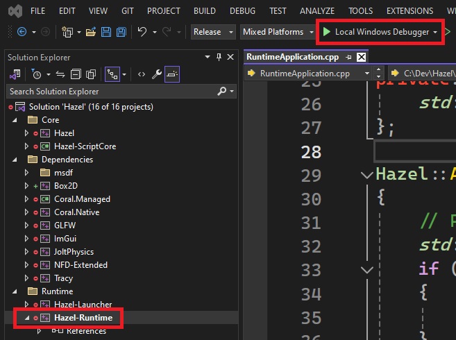 Project path